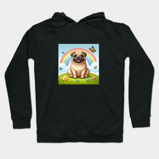 Pug Dog Smiles Hoodie